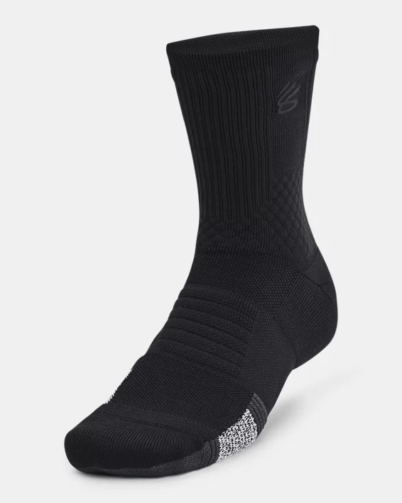 Curry ArmourDry Playmaker Unisex Mid-Crew Socks - Image 2