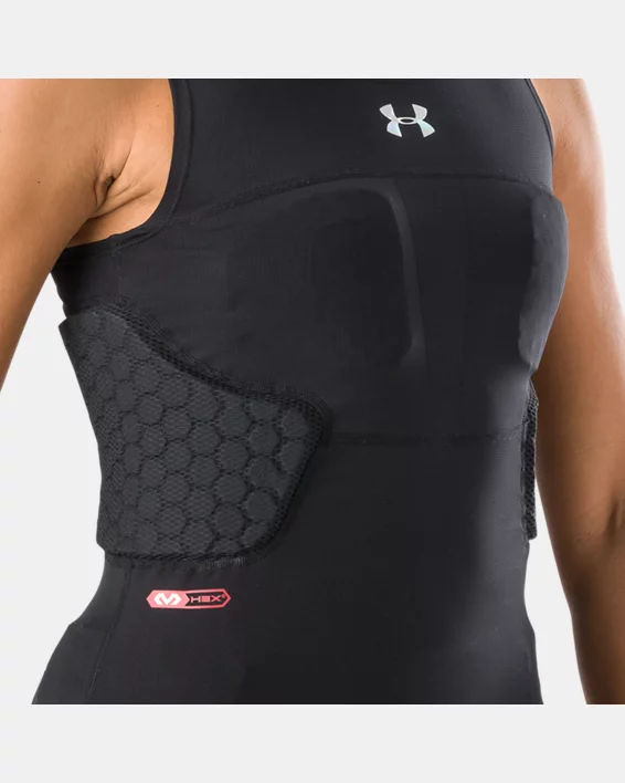 UA Gameday Armour Womens 7-Pad Top - Image 3
