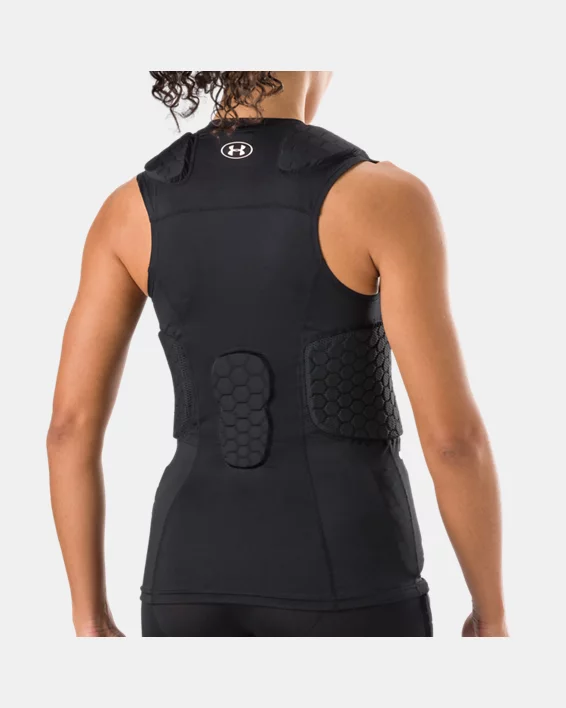 UA Gameday Armour Womens 7-Pad Top - Image 2