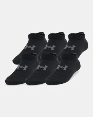 UA Essential Kids 6-Pack No-Show Socks