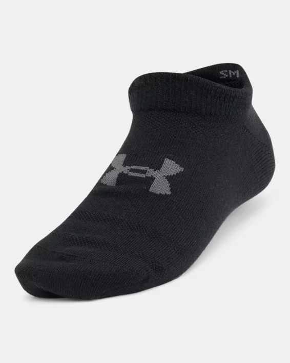 UA Essential Kids 6-Pack No-Show Socks - Image 2