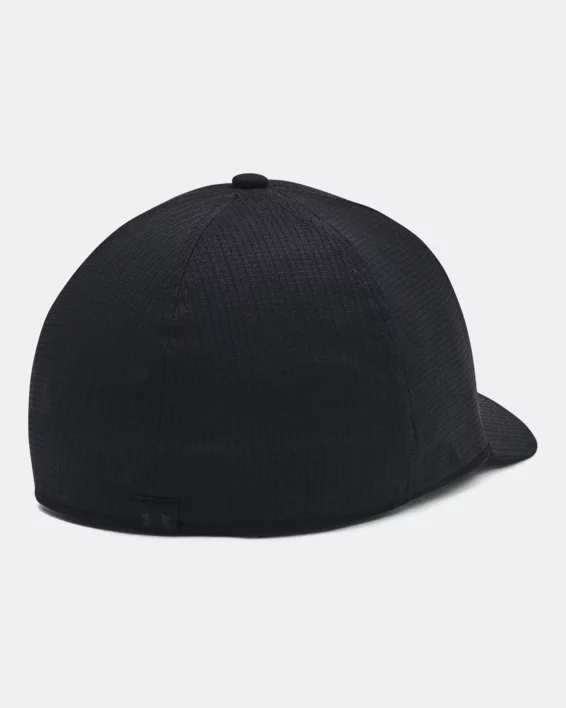 UA ArmourVent Low Mens Stretch Fit Cap - Image 2