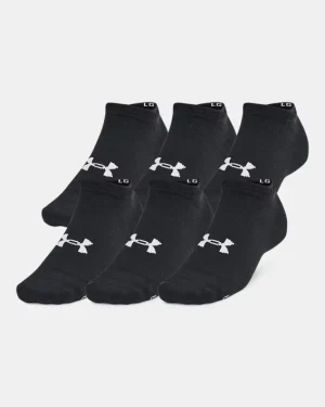 UA Essential Unisex 6-Pack Low Cut Socks