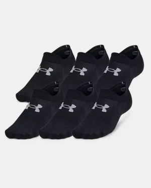 UA Essential Ultra Unisex 6-Pack Low Socks