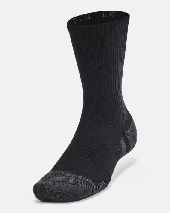 UA Performance Tech Unisex 6-Pack Crew Socks - Image 2
