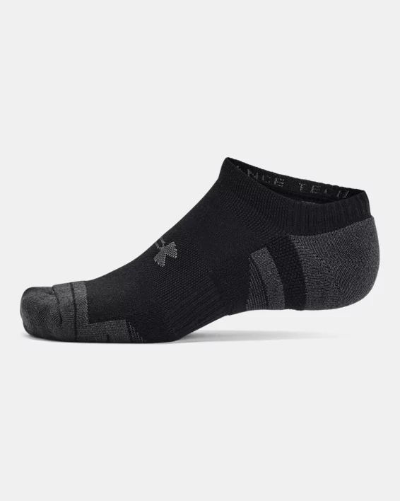 UA Performance Tech Unisex 6-Pack No Show Socks - Image 4