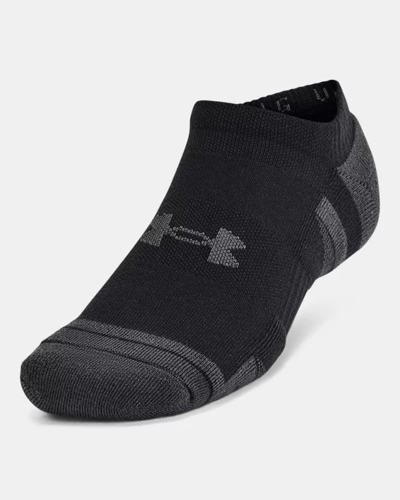 UA Performance Tech Unisex 6-Pack No Show Socks - Image 2