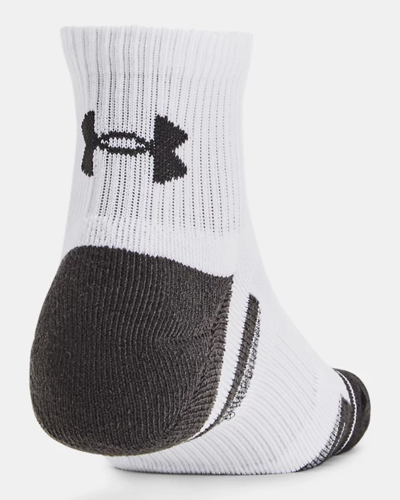UA Performance Tech Unisex 6-Pack Quarter Socks - Image 3