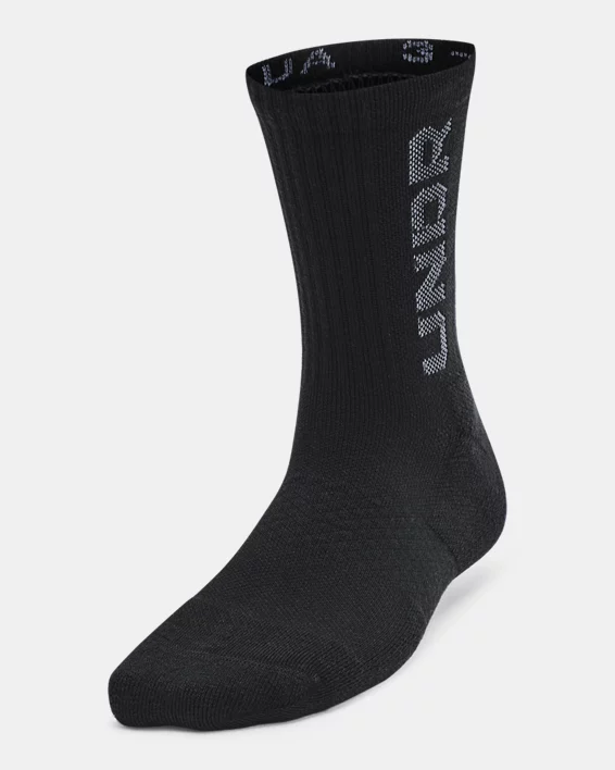 UA Zone Kids 3-Pack Mid-Crew Socks - Image 2