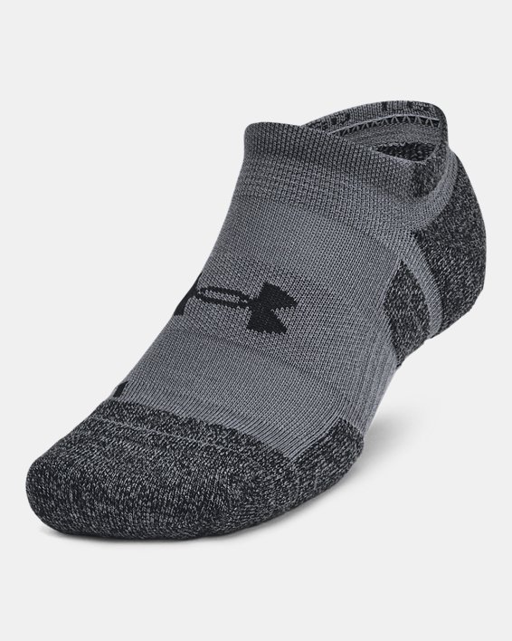 UA Performance Tech Pro Unisex 3-Pack No Show Socks - Image 2