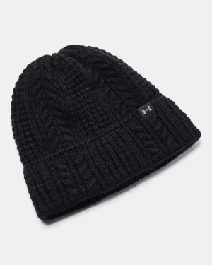 UA Halftime Cable Knit Womens Beanie