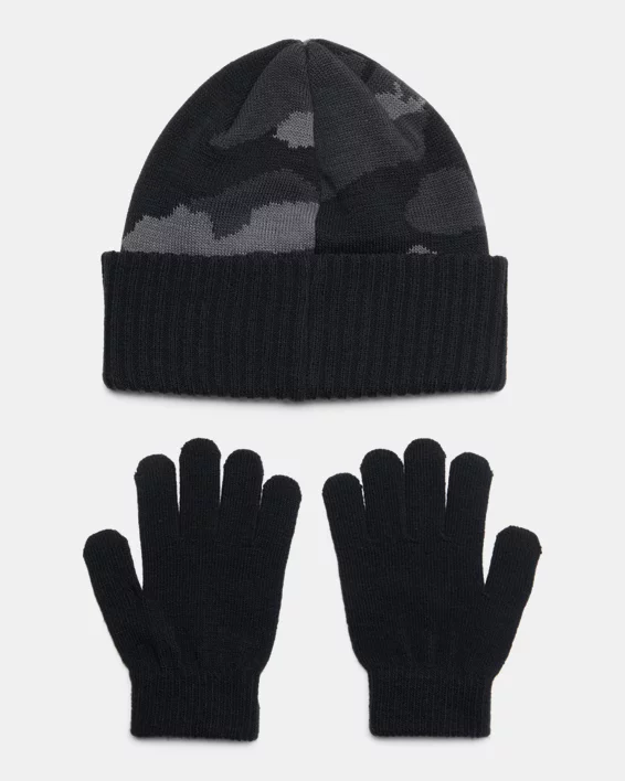 UA Beanie & Gloves Boys Set - Image 2