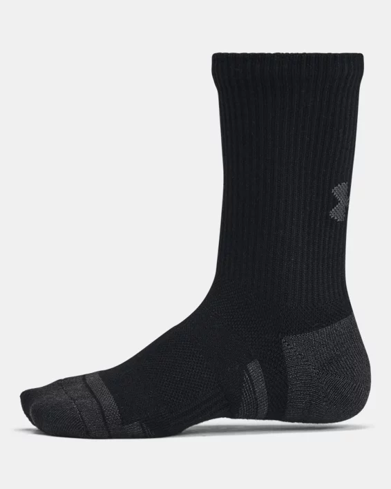 UA Performance Tech Kids 6-Pack Crew Socks - Image 4