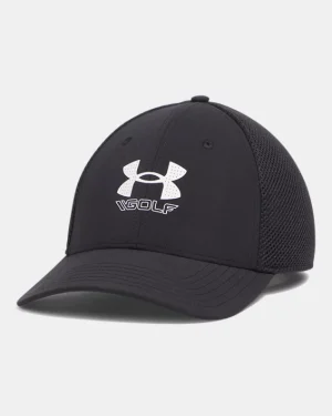 UA Drive Low Mens Stretch Fit Cap