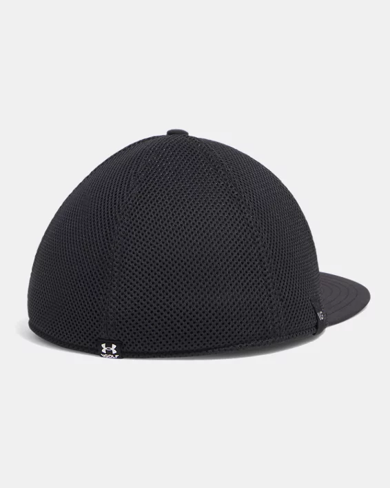 UA Drive Mid Mens Stretch Fit Cap - Image 2