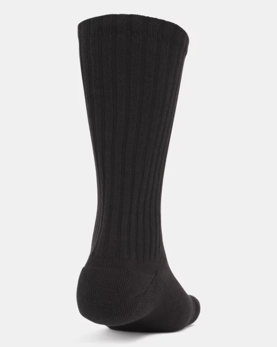 UA Sportstyle Cotton Scrunch Unisex 2-Pack Crew Socks - Image 3