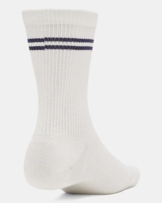 UA Sportstyle Cotton Unisex 3-Pack Crew Socks - Image 4