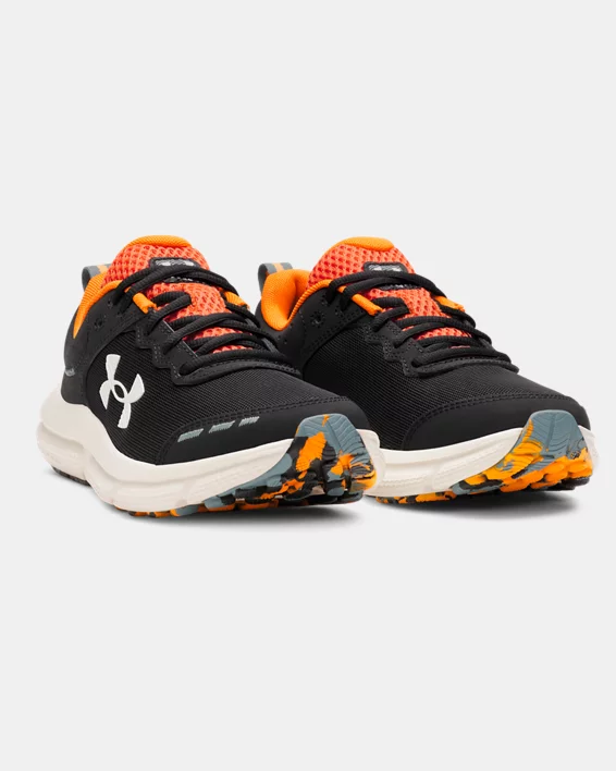 UA Assert 10 Boys Grade School Running Shoes - Image 4