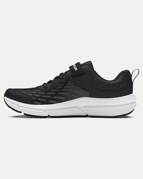UA Assert 10 AC Wide Boys Pre-School Running Shoes - Image 2