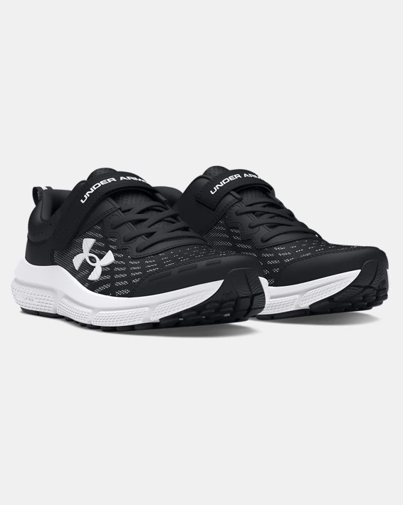 UA Assert 10 AC Wide Boys Pre-School Running Shoes - Image 4