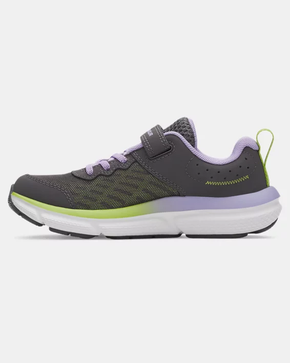 UA Assert 10 AC Girls Pre-School Running Shoes - Image 2