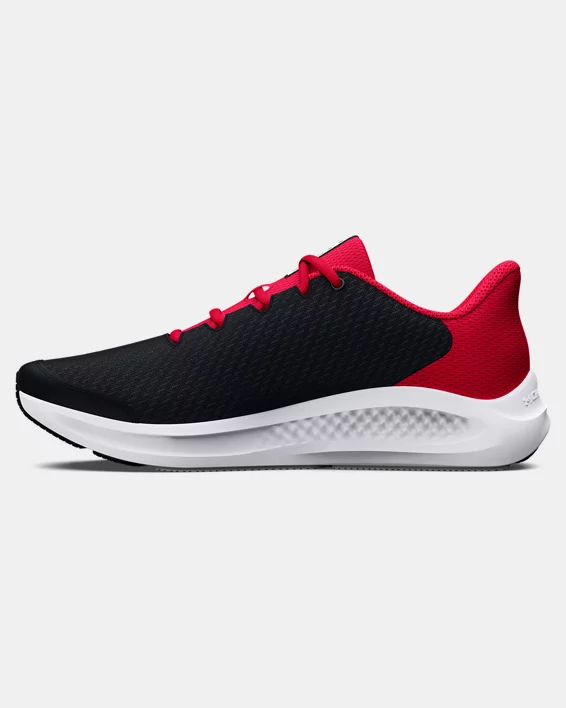 UA Charged Pursuit 3 Big Logo Boys Grade School Running Shoes - Image 2