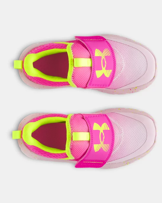 UA Flash Girls Pre-School Running Shoes - Image 3