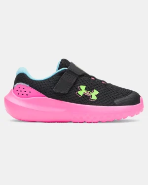 UA Surge 4 AC Girls Infant Running Shoes