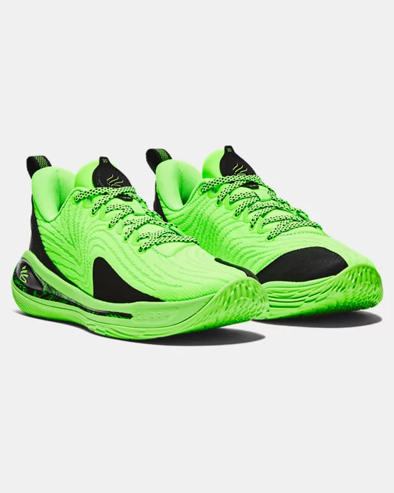 Curry 12 Extraterrestrial Grade School Basketball Shoes - Image 4