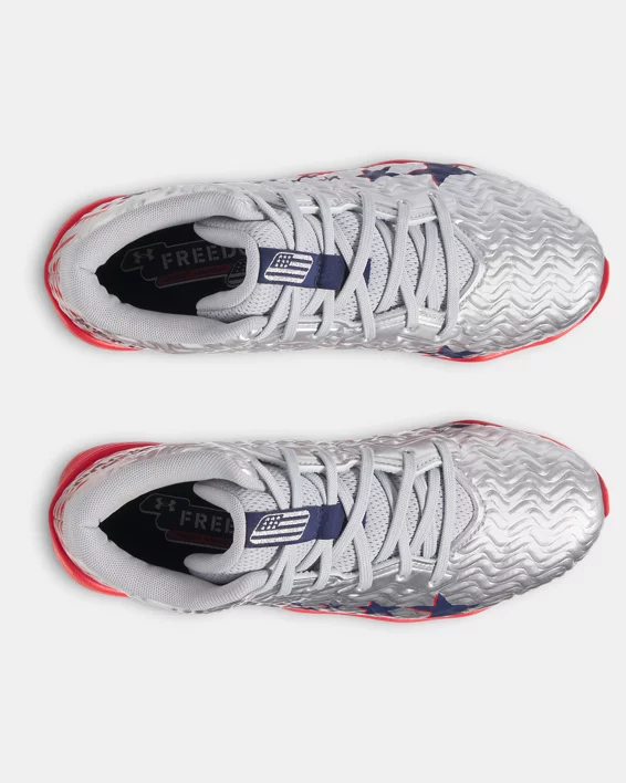 UA Spotlight Hammer Jr. Boys Football Cleats - Image 3