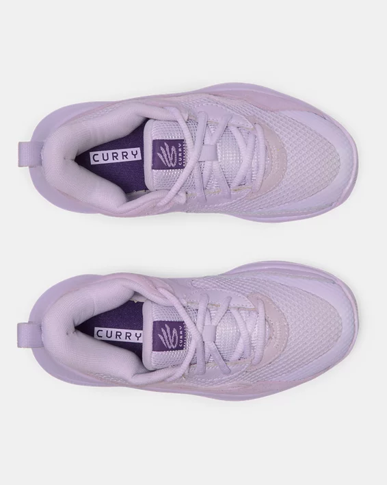 Curry 3Z 24 Suede Pre-School Basketball Shoes - Image 3