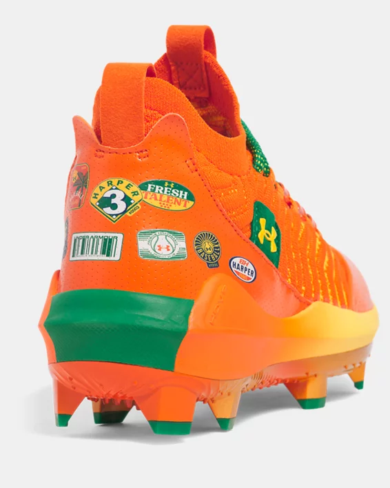 UA Harper 9 Pro Bring The Juice TPU Mens Baseball Cleats - Image 6