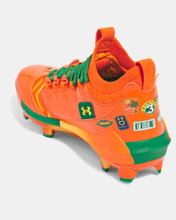 UA Harper 9 Pro Bring The Juice TPU Mens Baseball Cleats - Image 7