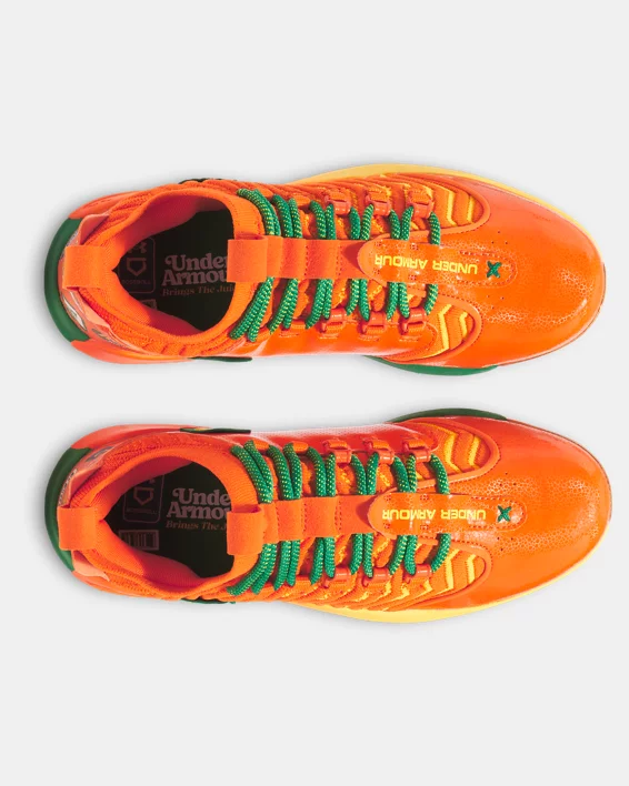 UA Harper 9 Pro Bring The Juice TPU Mens Baseball Cleats - Image 3