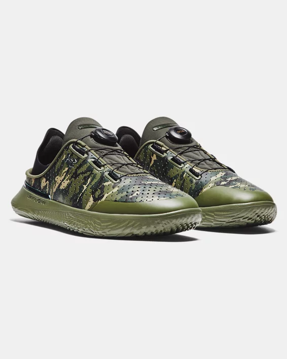 UA SlipSpeed Camo Unisex Training Shoes - Image 4