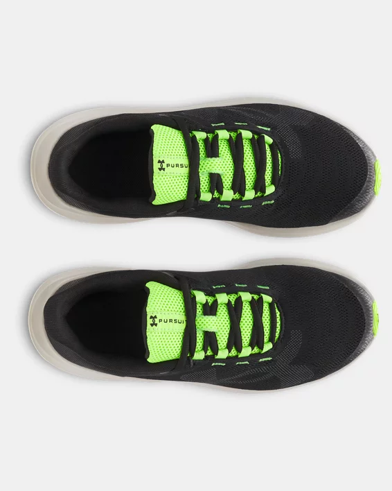 UA Pursuit 4 Big Logo Boys Grade School Running Shoes - Image 3