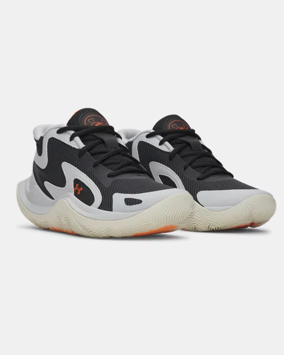 UA Jet 25 Grade School Basketball Shoes - Image 4