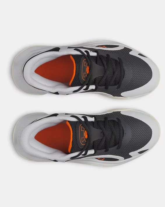 UA Jet 25 Grade School Basketball Shoes - Image 3