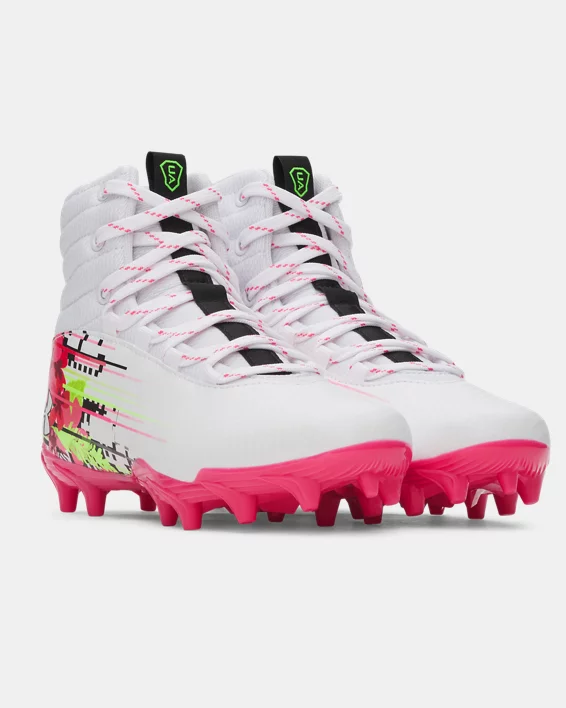 UA Highlight Jr. LE Kids Lacrosse Cleats - Image 4