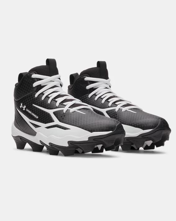 UA Spotlight Hammer Jr. Boys Football Cleats - Image 4