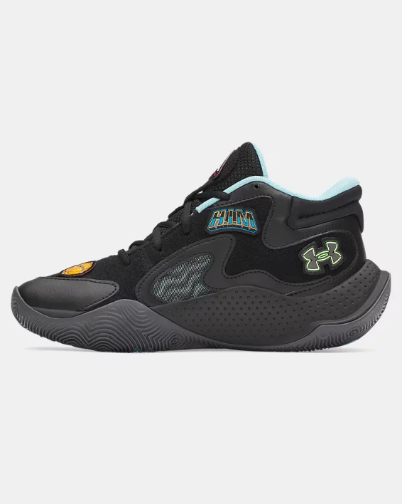 UA Jet 25 VC Grade School Basketball Shoes - Image 2