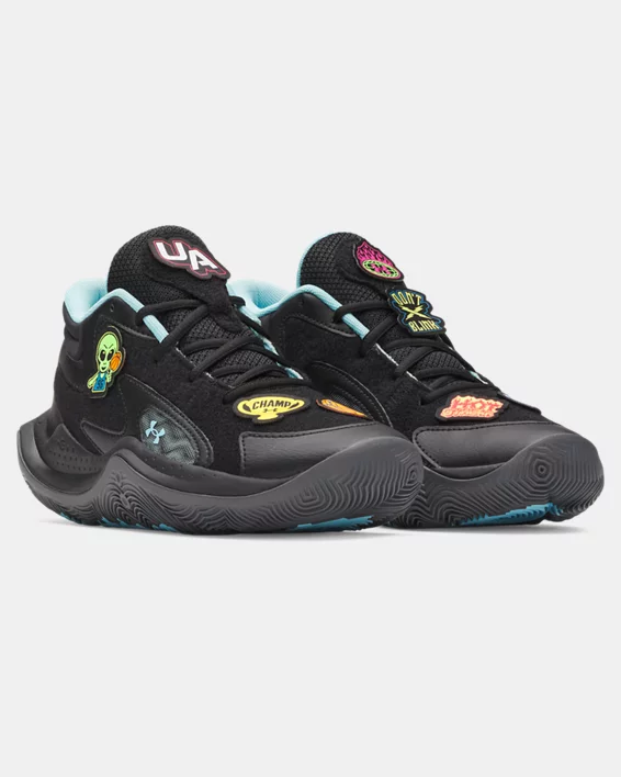 UA Jet 25 VC Grade School Basketball Shoes - Image 5