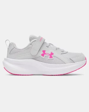 UA Assert 11 AC Wide Girls Pre-School Running Shoes