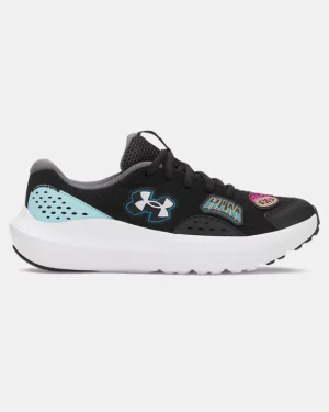 UA Surge 4 Patches Boys Grade School Running Shoes