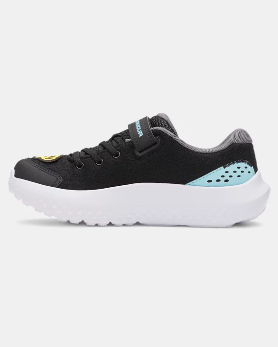UA Surge 4 AC Patches Boys Pre-School Running Shoes - Image 2