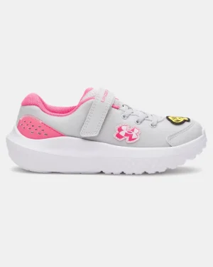 UA Surge 4 AC Patches Girls Pre-School Running Shoes