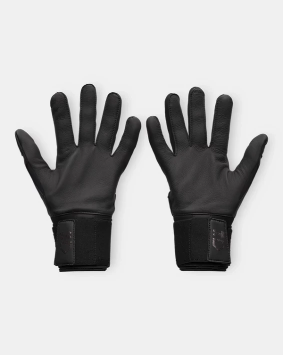 UA Yard 10 Long Cuff Mens Batting Gloves - Image 2