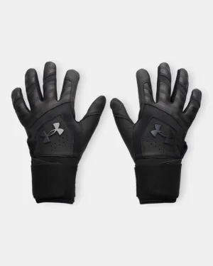 UA Yard 10 Long Cuff Mens Batting Gloves