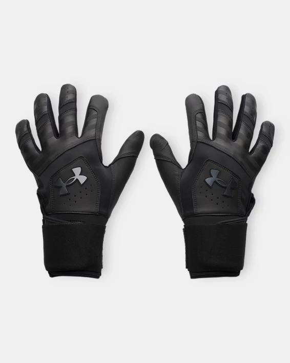 UA Yard 10 Long Cuff Mens Batting Gloves