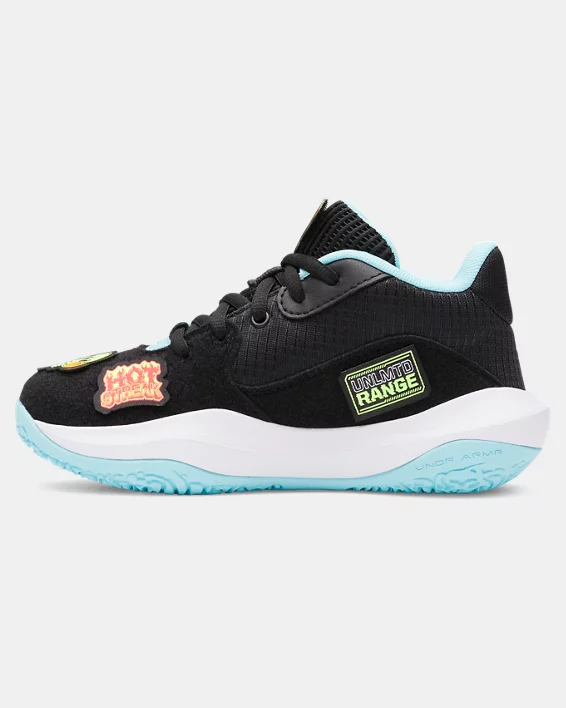 UA Lockdown 7 VC Pre-School Basketball Shoes - Image 2